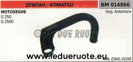 Z2841321 IMPUGNATURA manico ANTERIOR manubrio MOTOSEGA ZENOAH KOMATSU G 250 2500