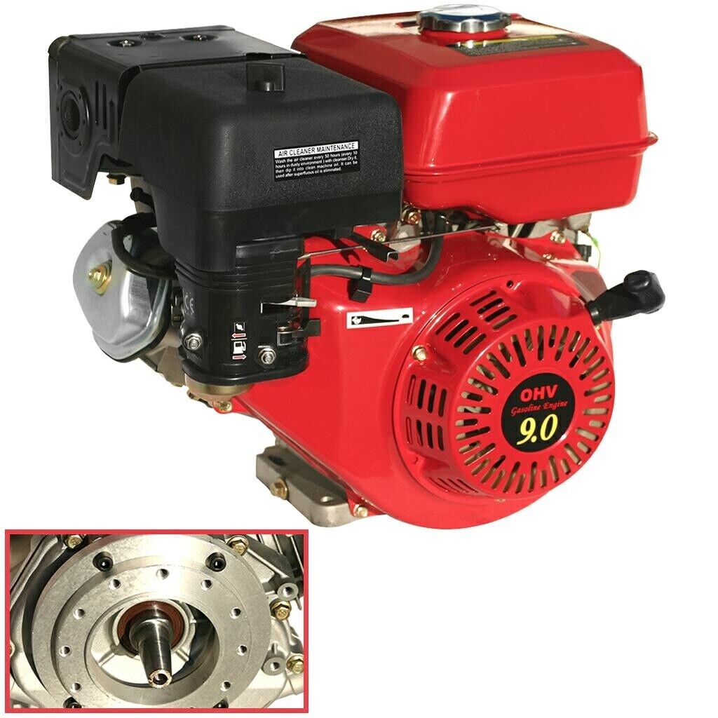 MOTORE COMPLETO LAUNTOP 9HP Flangia Ruggerini, Albero Conico 23/18, 270cc