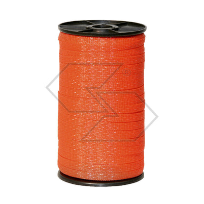 NASTRO ARANCIO PER RECINTO ELETTRICO CORDA PASCOLO 200m 10mm 4 conduttori
