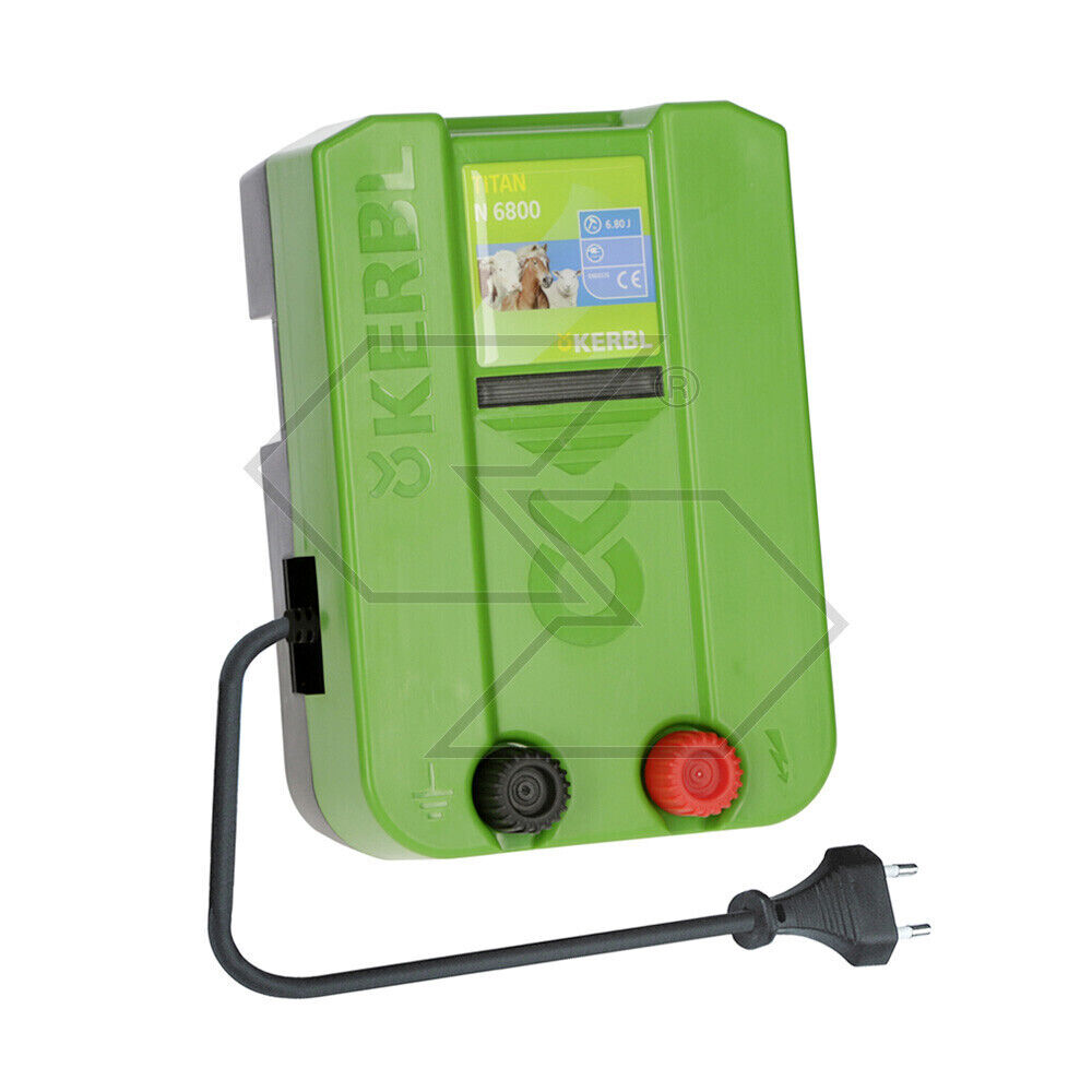 ELETTRIFICATORE PER RECINTO ELETTRICO Kerbl Titan N 6800 220V 130KM ALTA POTENZA