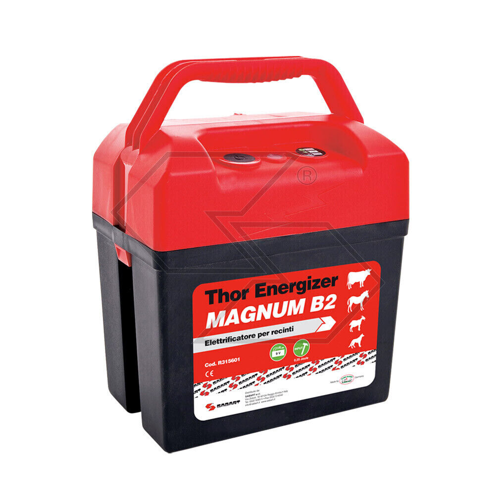 ELETTRIFICATORE PER RECINTO ELETTRICO A BATTERIA 9V Thor Energizer Magnum B2