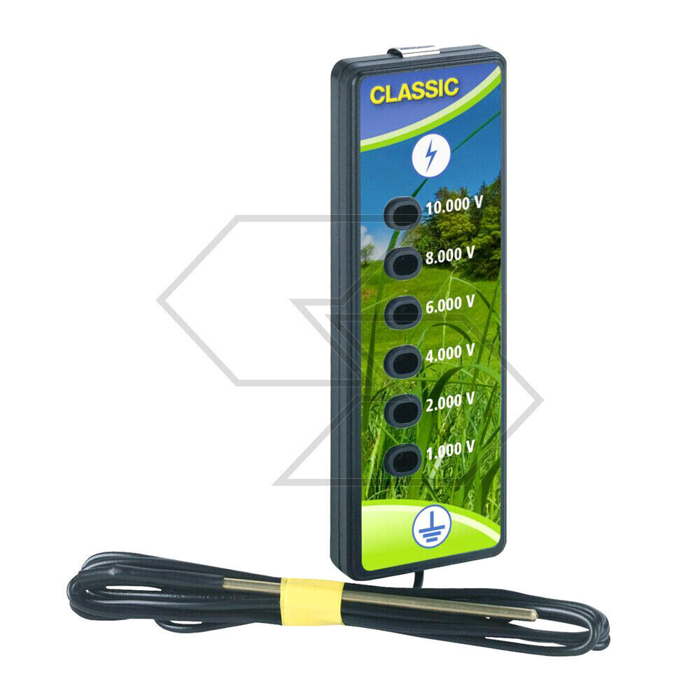 TESTER PROFESSIONALE MISURAZIONE VOLTAGGIO PER RECINTO ELETTRICO A 6 LIVELLI