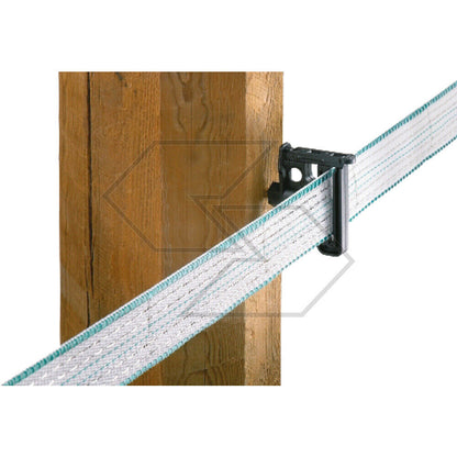 25 x ISOLATORI A CLIP PER NASTRO RECINTO ELETTRICO PROFESSIONALI