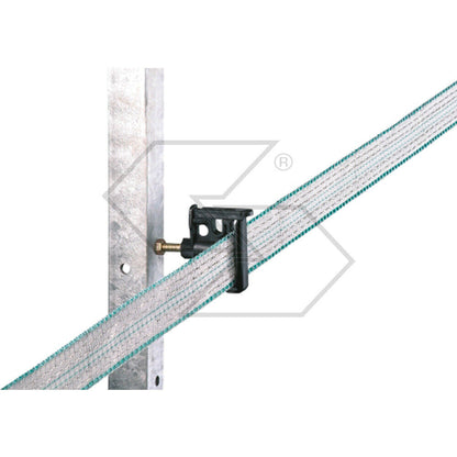 25 x ISOLATORI PER NASTRO E CORDA RECINTI ELETTRICI FILETTO M6 + DADI
