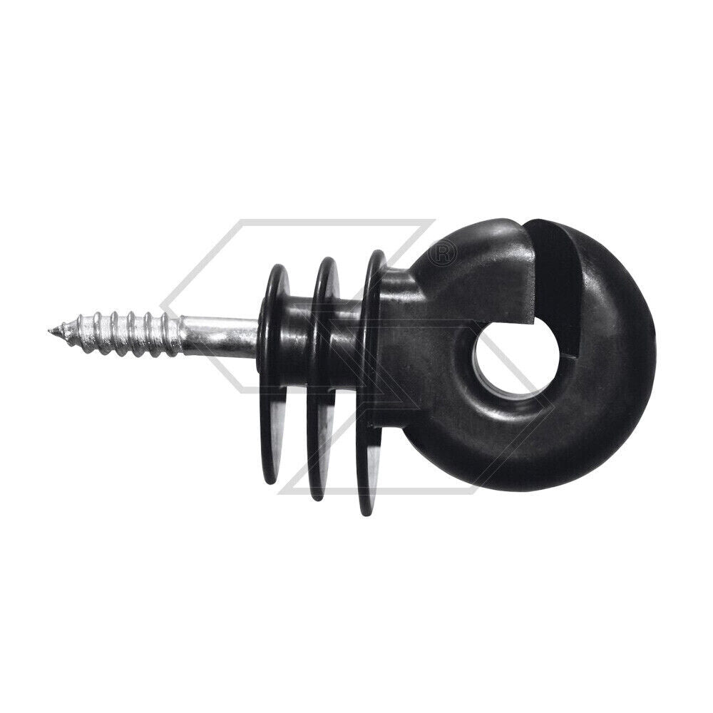 KIT 75 ISOLATORI A GANCIO PER FILO ELETTRICO RECINTO ELETTRICO CORDA