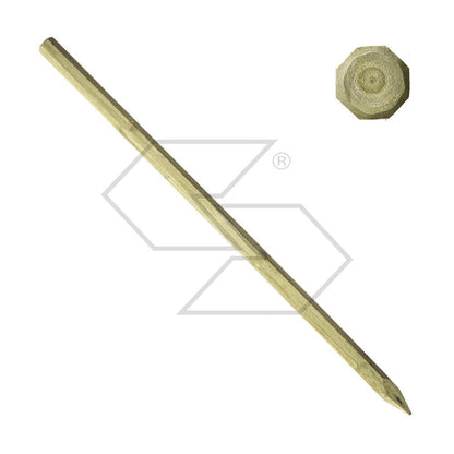 PALETTO IN LEGNO OTTAGONALE PER RECINTO ELETTRICO 225 cm - Ø 8 cm