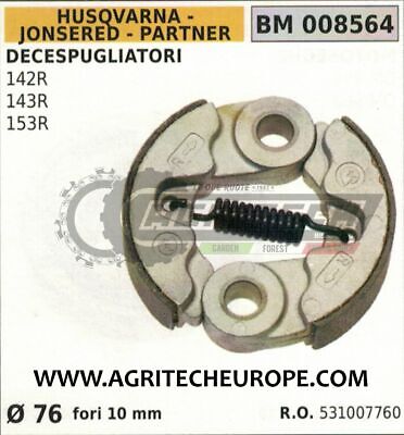 531007760 FRIZIONE DECESPUGLIATORE JONSERED BC2043 BP2052 BC2053 B420 B500 B520