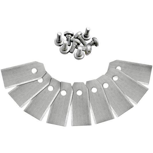 577864603 KIT 9 LAME IN ACCIAIO PER ROBOT RASAERBA HUSQVARNA Automower, Gardena