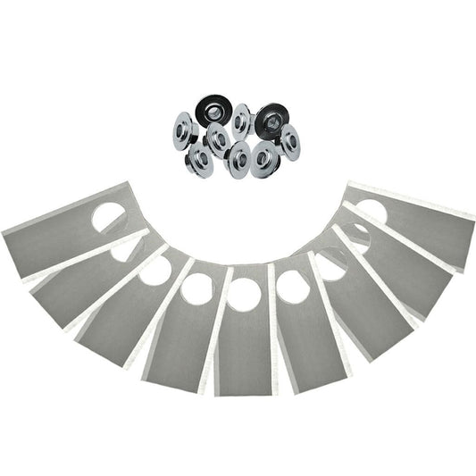 72511-VP7-905 KIT 9 LAME IN ACCIAIO PER ROBOT RASAERBA HONDA HRM310 520 3000