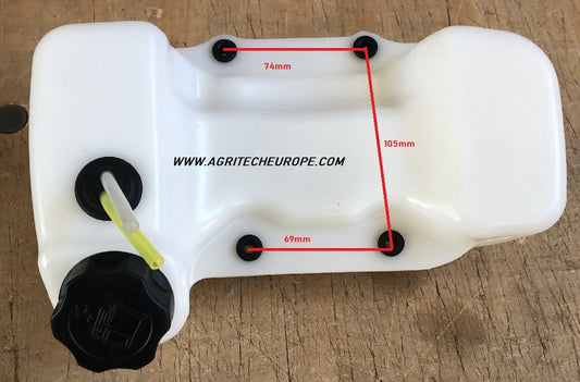 SERBATOIO COMPLETO BENZINA MISCELA DECESPUGLIATORE PROGREEN PG 43D 52D