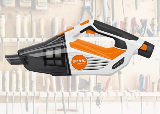 ASPIRATORE MANUALE A BATTERIA ORIGINALE STIHL SEA 20 CON BATTERIA E CARICABATTERIE