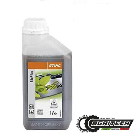 OLIO PER CATENA MOTOSEGA ORIGINALE STIHL IN TANICA DA 1 LITRO BIODEGRADABILE PROFESSIONALE
