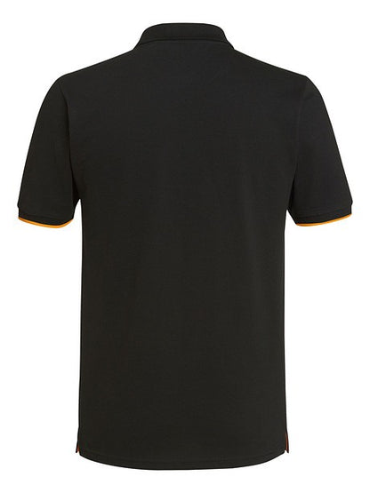 POLO MAGLIETTA NERA CON LOGO ARANCIO ORIGINALE STIHL