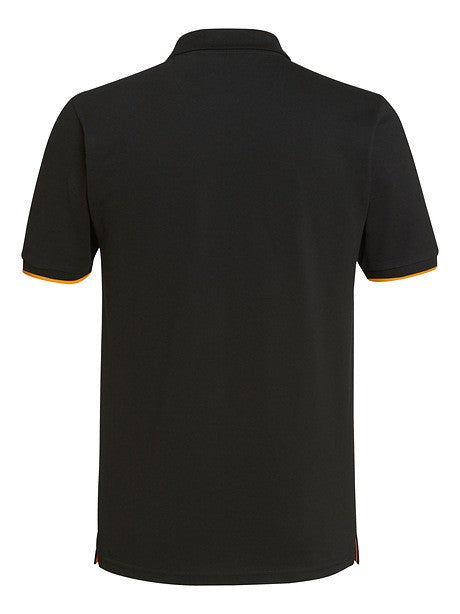 POLO MAGLIETTA NERA CON LOGO ARANCIO ORIGINALE STIHL