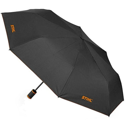 04209600015 OMBRELLO TASCABILE NERO CON LOGO ARANCIO ORIGINALE STIHL