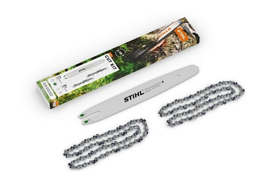KIT BARRA 35Cm + DUE CATENE ORIGINALE STIHL PER MOTOSEGA MS 180, MS 181