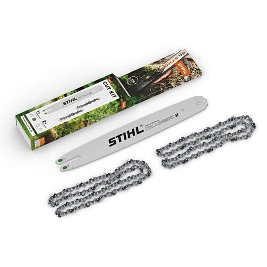 KIT BARRA 40Cm 3/8" 1.3 + DUE CATENE ORIGINALE STIHL PER MOTOSEGA MS 180