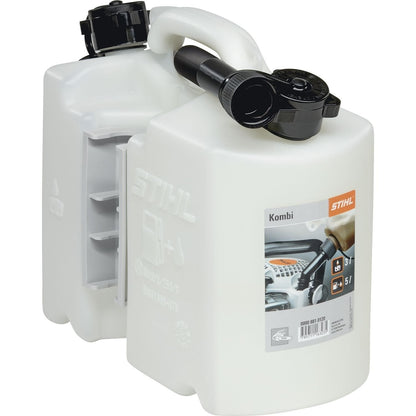 TANICA COMBINATA TRASPARENTE ORIGINALE STIHL 5L CARBURANTE + 3L OLIO CATENA