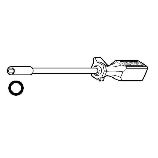 Cacciavite per carburazione carburatore originale stihl forma ottagonale