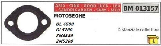 ANELLO DISTANZIALE COLLETTORE FLANGIA TERMICA MOTOSEGA ZOMAX 4680 5200