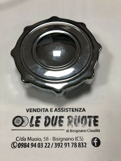 TAPPO SERBATOIO BENZINA CROMATO PER MOTO STORICHE MOTOGUZZI FANTIC GILERA BETA