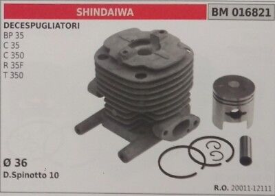 2001112111 CILINDRO PISTONE DECESPUGLIATORE SHINDAIWA C35 C350 BP35 BP350 Ø 36