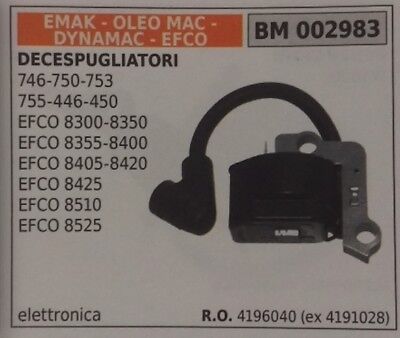 BOBINA DECESPUGLIATORE EFCO 8300 8405 8510 OLEOMAC 746 753 755 446 450 4196142R
