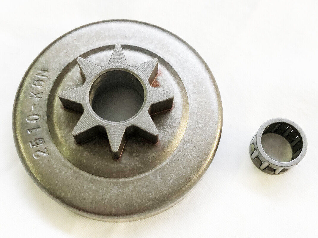 PIGNONE CAMPANA FRIZIONE MOTOSEGA ECHO CS2511TES 1/4 " 8 DENTI + GABBIA A RULLI