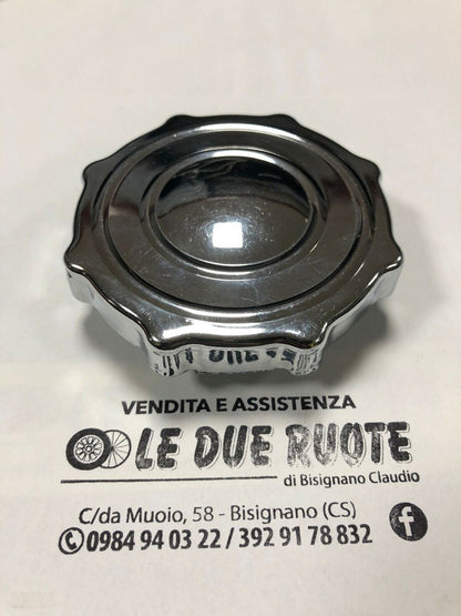 TAPPO SERBATOIO BENZINA CROMATO PER MOTO STORICHE MOTOGUZZI FANTIC GILERA BETA