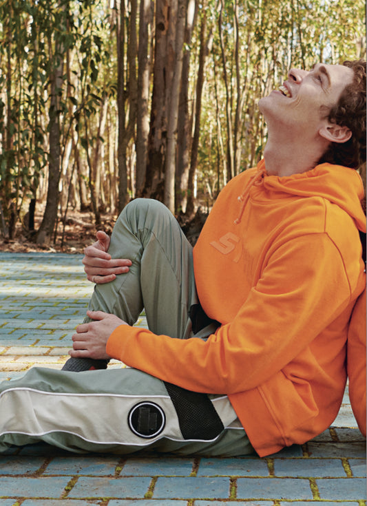 Felpa UNISEX Uomo Donna arancione con cappuccio Originale STIHL