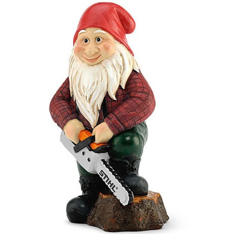 Nano da giardino ornamentale dipinto con motosega Originale STIHL