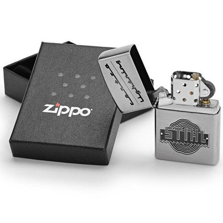 Accendino ZIPPO argento con logo Originale STIHL