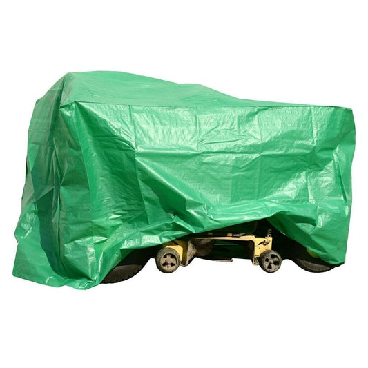 Telo copri trattorino rasaerba professionale, misure 200x120x76 cm, colore verde