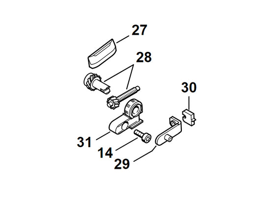 Kit tendicatena completo ORIGINALE STIHL per Motosega Stihl MS200T MS201T
