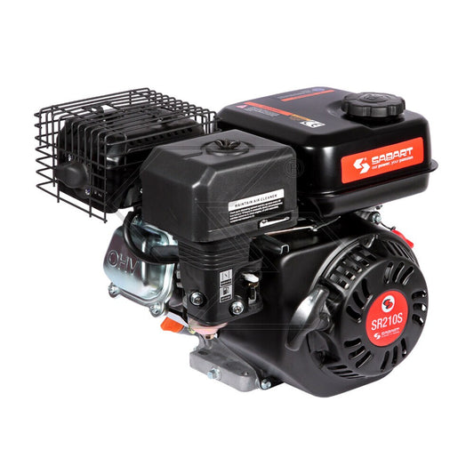 Motore completo albero orizzontale per motocoltivatore SR210S, 6HP