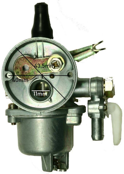 CARBURATORE COMPLETO PER DECESPUGLIATORE A SPALLA ECHO E TAS FINO A 30cc