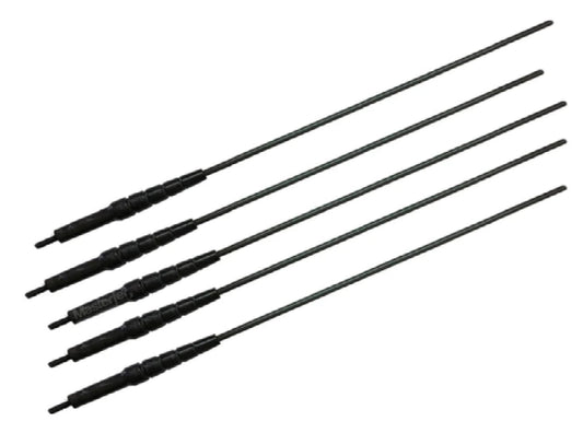 5 x Bacchette in fibra di carbonio ricambio sostitutivo per abbacchiatore BALEX