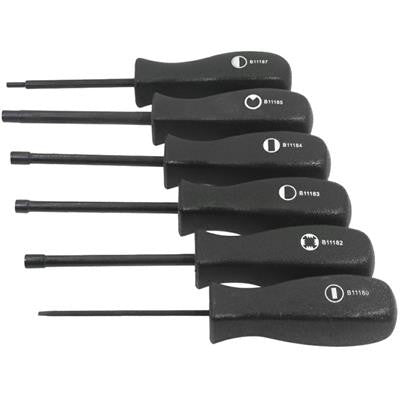 Kit 6 Cacciaviti per carburazione attrezzi agricoli: Motosega, Decespugliatore, Tagliasiepi etc