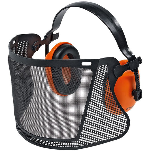 Visiera con cuffie Originale Stihl CON RETE IN NYLON GPA 24