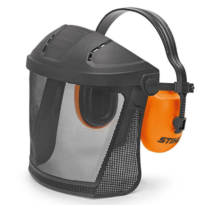 Visiera con cuffie Originale Stihl CON RETE IN NYLON GPA 24