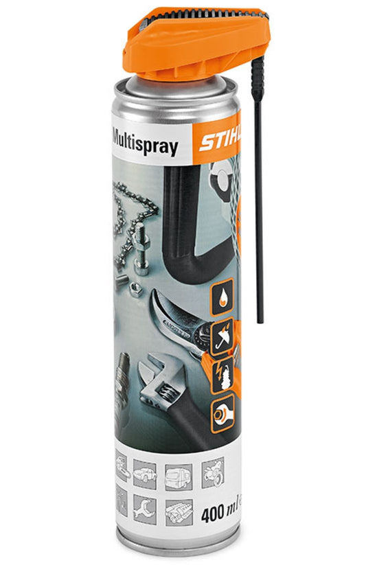 Spray sbloccante originale STIHL Multispray 400 ML, LUBRIFICA, PULISCE E PROTEGGE