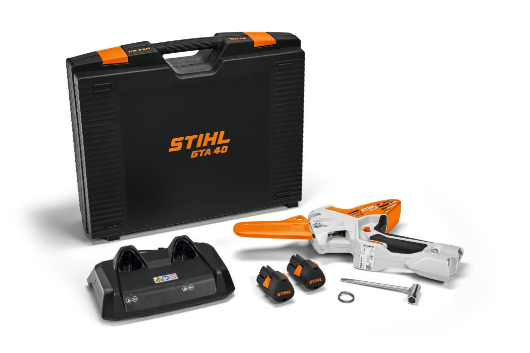 Potatore professionale a batteria Originale STIHL GTA 40 con 2 Batterie