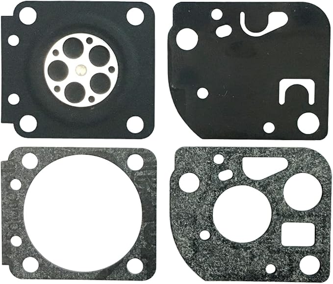 Serie kit membrane carburatore motoseghe da pota Maori, Progreen, Zenoah, Stiga etc