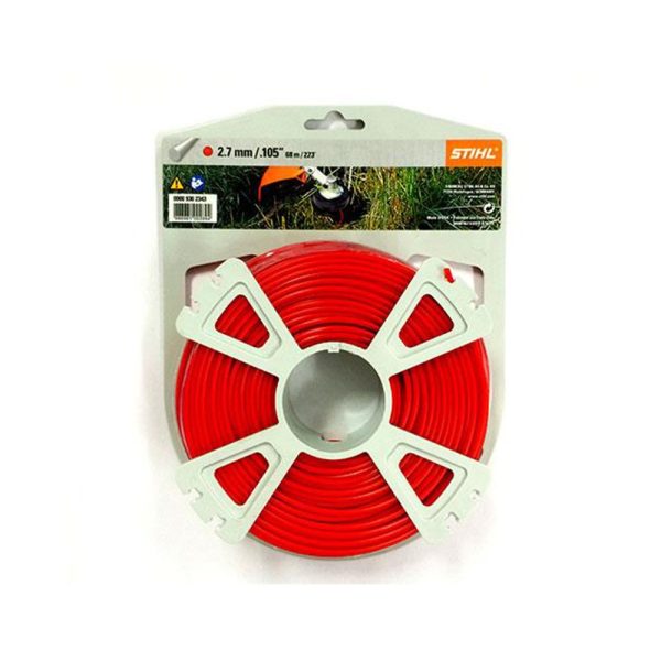 Filo tondo silenziato per decespugliatore STIHL 2,7 mm x 65 mt