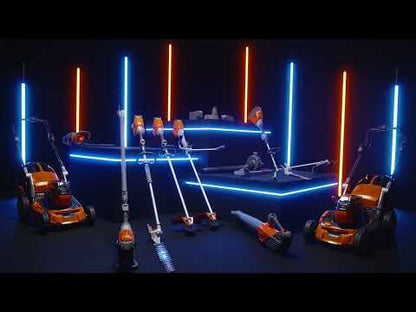 Rasaerba a batteria professionale Oleomac Gi 548 P con batteria Bi 540 e caricabatterie CRG 520